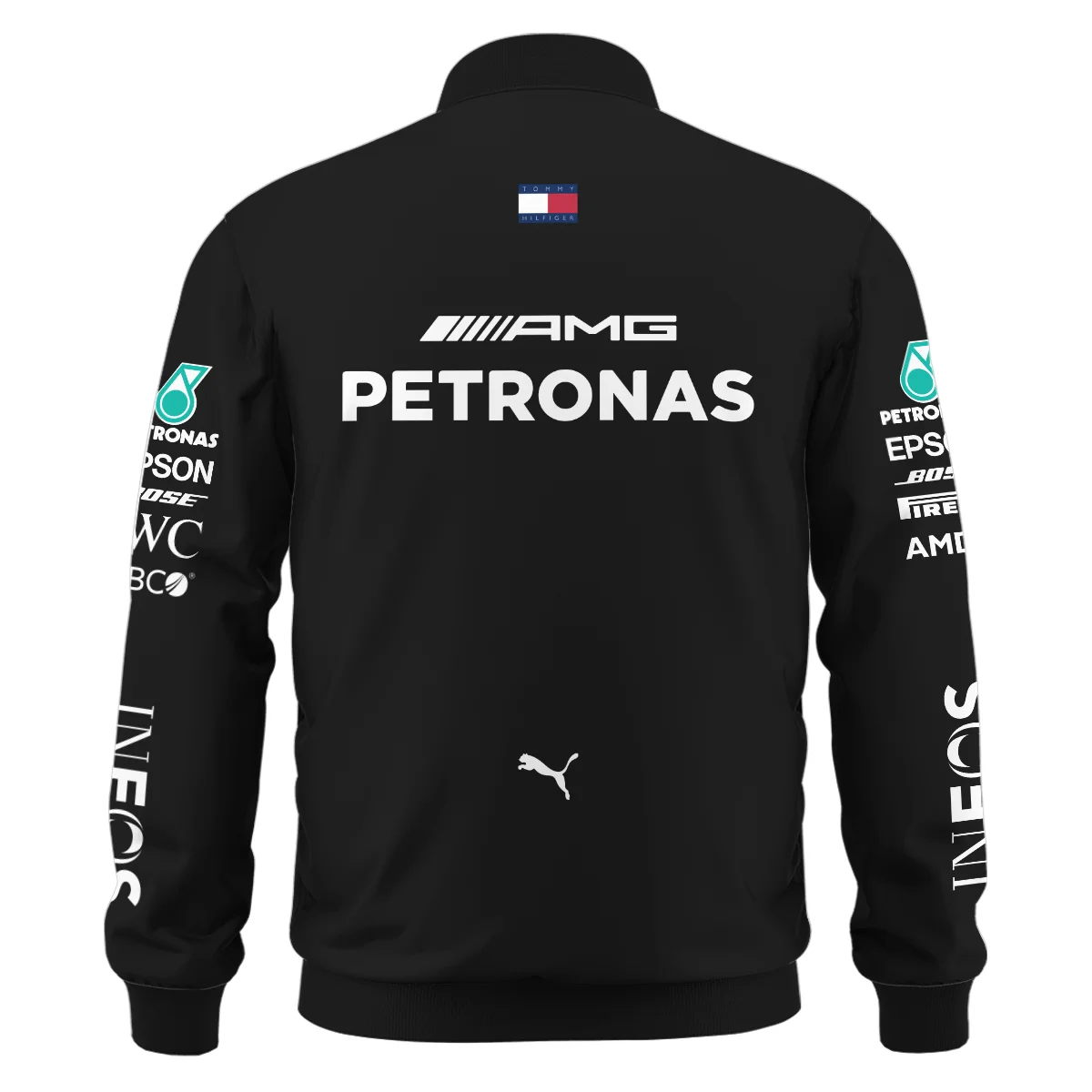 2022 Lewis Hamilton Racing Suit Mercedes F1 Bomber BLVALH260825A6BB - Image 3