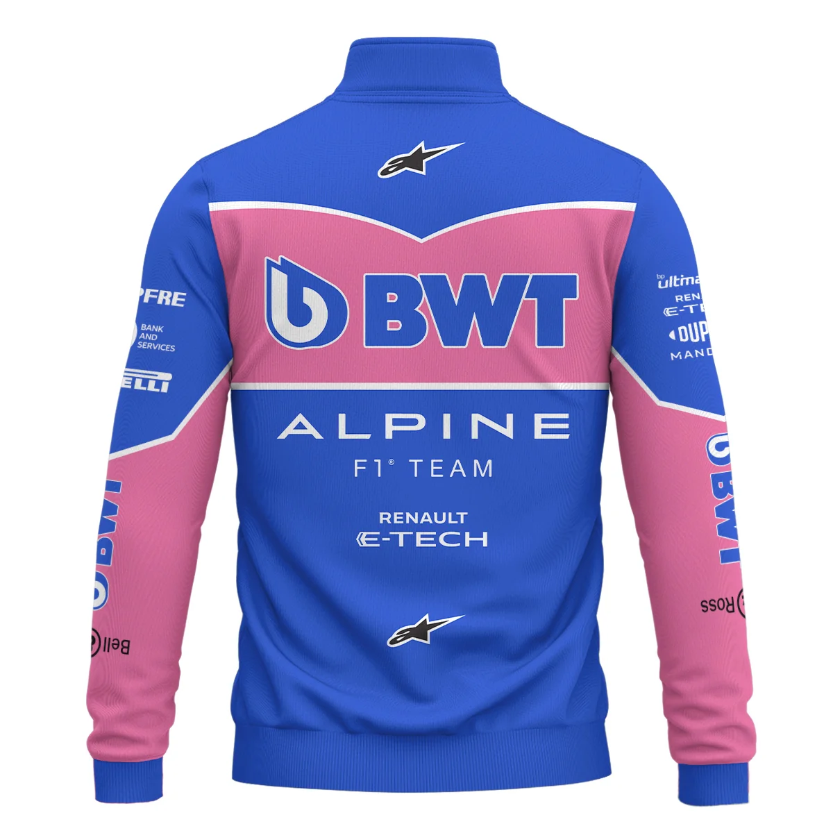 2022 Oscar Piastri Racing Suit Alpine F1 Quarter-Zip Sweatshirt BLVAOP150825A7QZS - Image 3