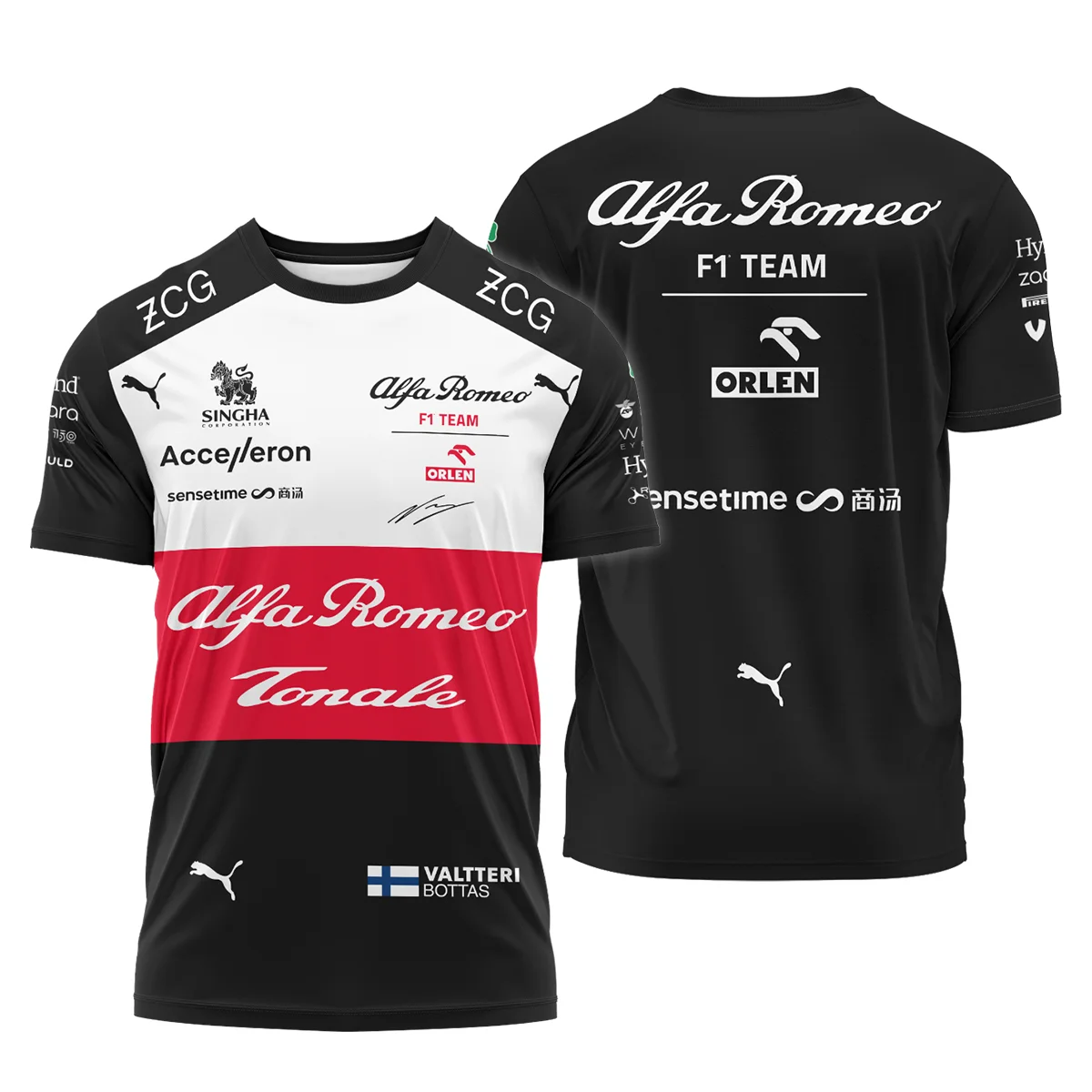2022 Valtteri Bottas Racing Suit Alfa Romeo F1 T-Shirt Unisex Motorsport Apparel BLVAVB130925A6TS