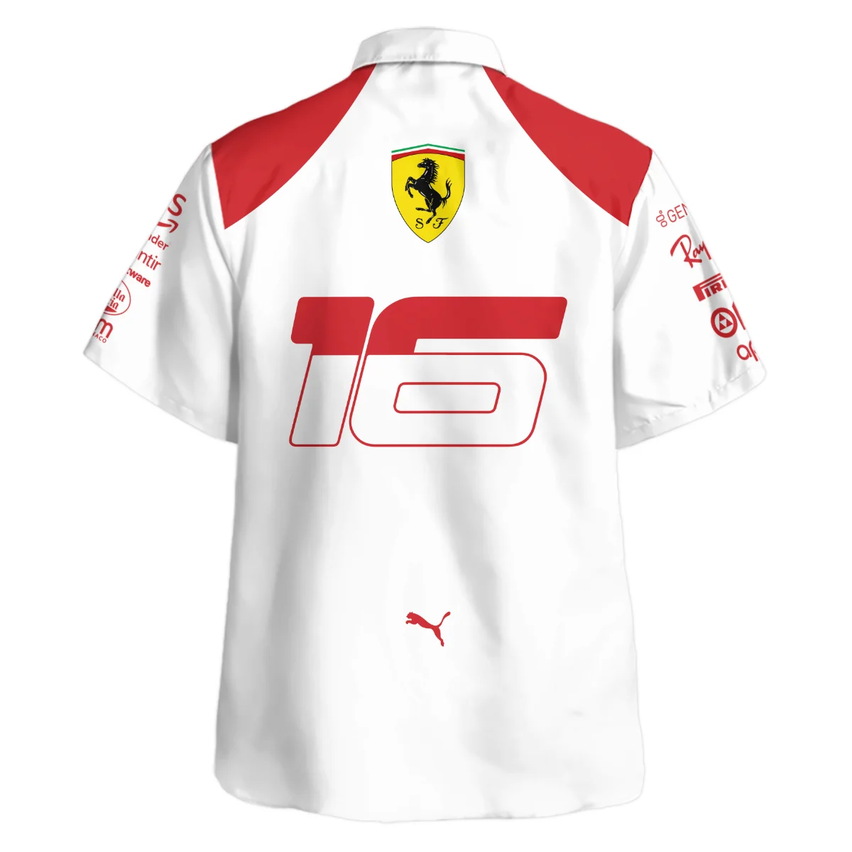 2023 Monaco GP Charles Leclerc Racing Suit Ferrari F1 Hawaiian Shirt BLVACL260825A3HW - Image 3