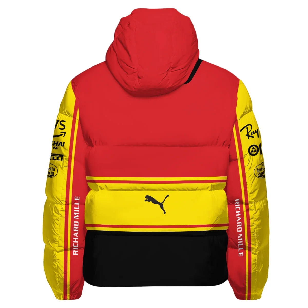 2023 Monza GP Carlos Sainz Racing Suit Ferrari F1 Down & Puffer Jackets BLVACS190825A9HCJ - Image 3