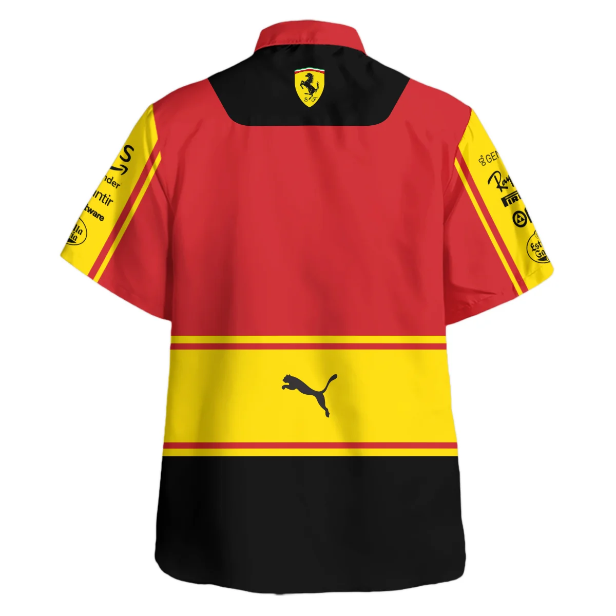 2023 Monza GP Charles Leclerc Racing Suit Ferrari F1 Hawaiian Shirt BLVACL190825A9HW - Image 3