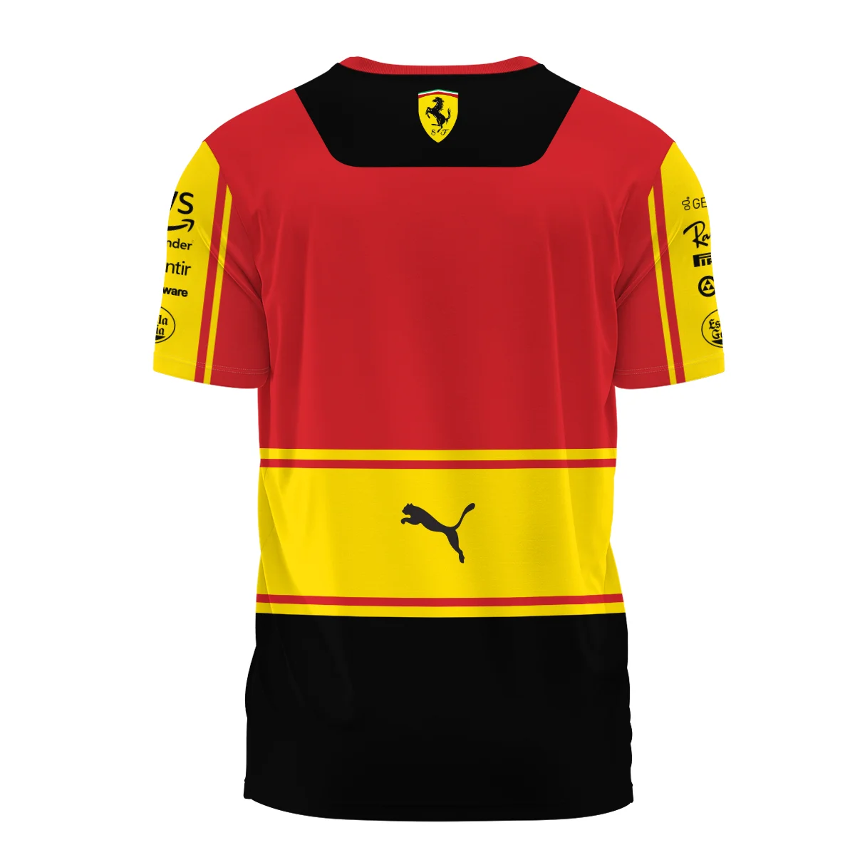 2023 Monza GP Charles Leclerc Racing Suit Ferrari F1 T-Shirt BLVACL190825A9TS - Image 3