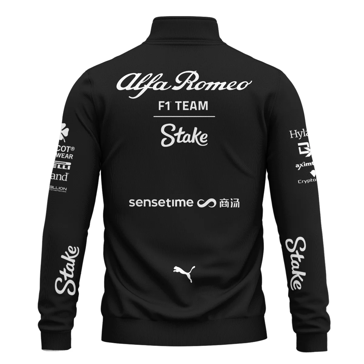 2023 Valtteri Bottas Racing Suit Alfa Romeo F1 Quarter-Zip Sweatshirt BLVAVB130925A5QZS - Image 3