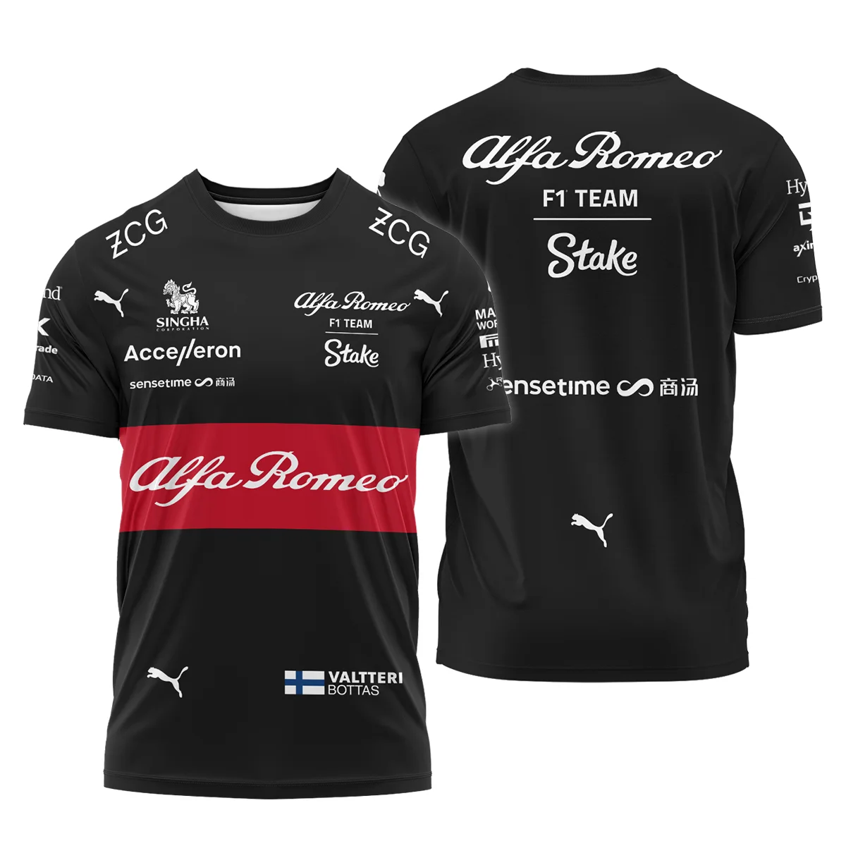 2023 Valtteri Bottas Racing Suit Alfa Romeo F1 T-Shirt BLVAVB130925A5TS