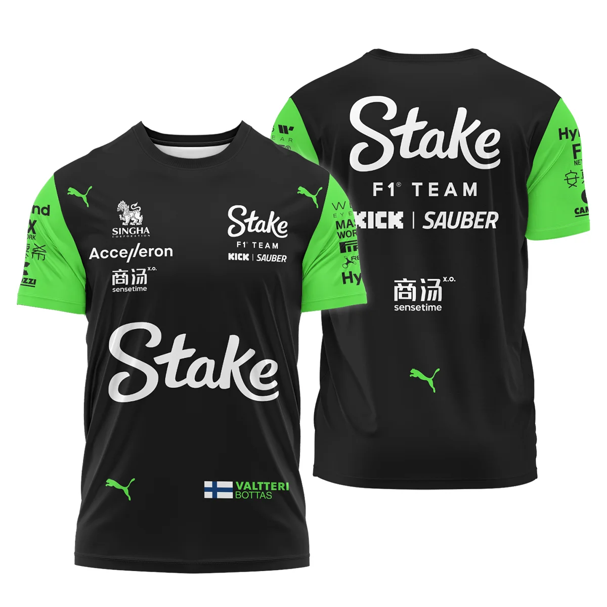 2024 Valtteri Bottas Racing Suit Kick Sauber F1 T-Shirt Unisex Motorsport Apparel BLVAVB130925A4TS