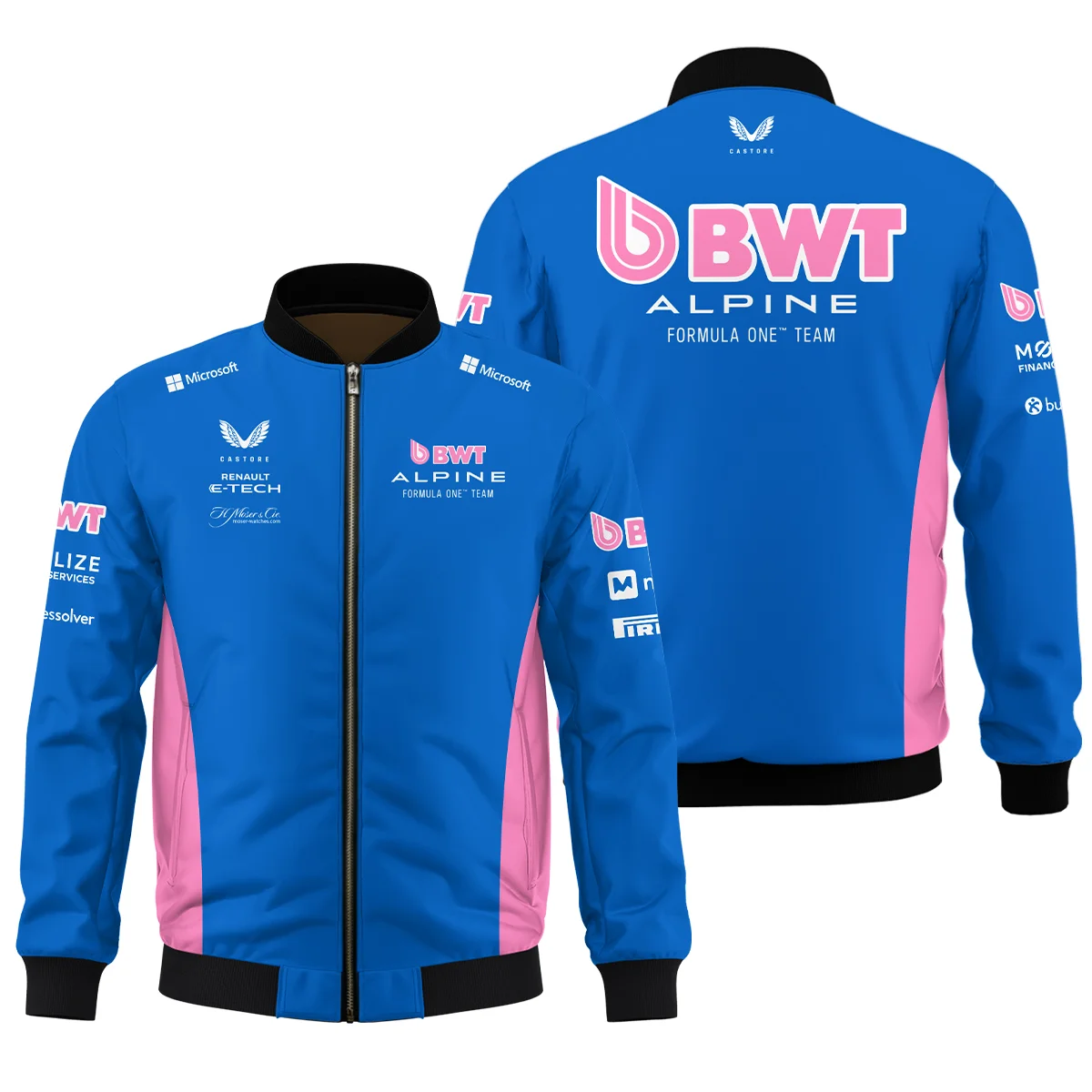 2025 Alpine F1 Race Suit Bomber Unisex Motorsport Apparel BLVA150725A03ALPBB