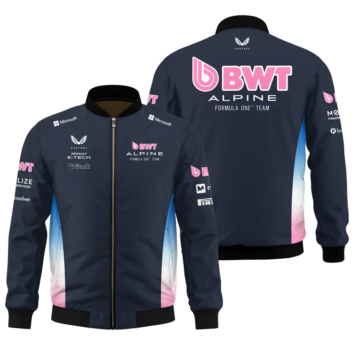 2025 Alpine F1 Team Suit Bomber Unisex Motorsport Apparel BLVA150725A01ALPBB