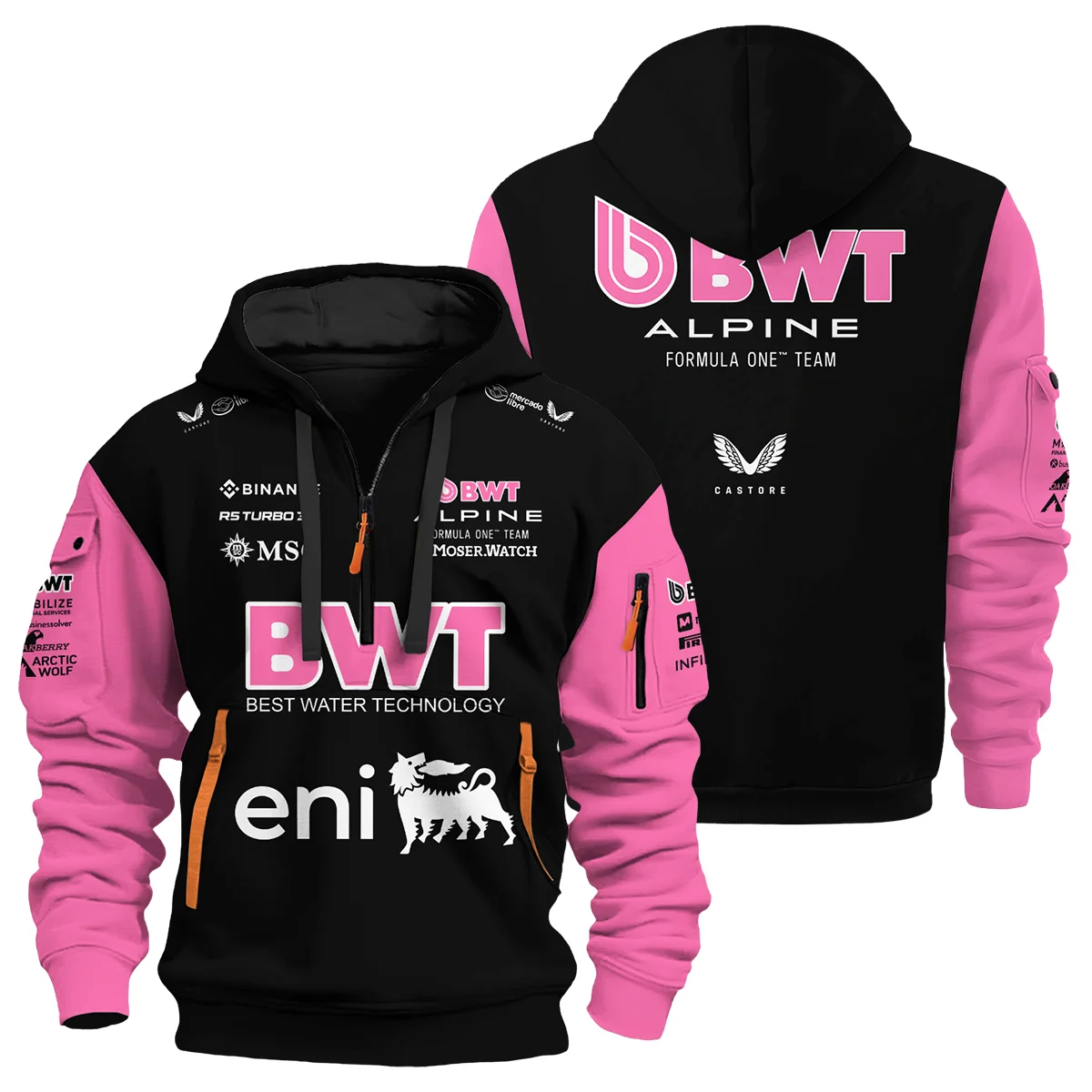 2025 Alpine F1 Team Suit Hoodie Half Zipper Unisex Motorsport Apparel BLVA150725A05ALPHDF