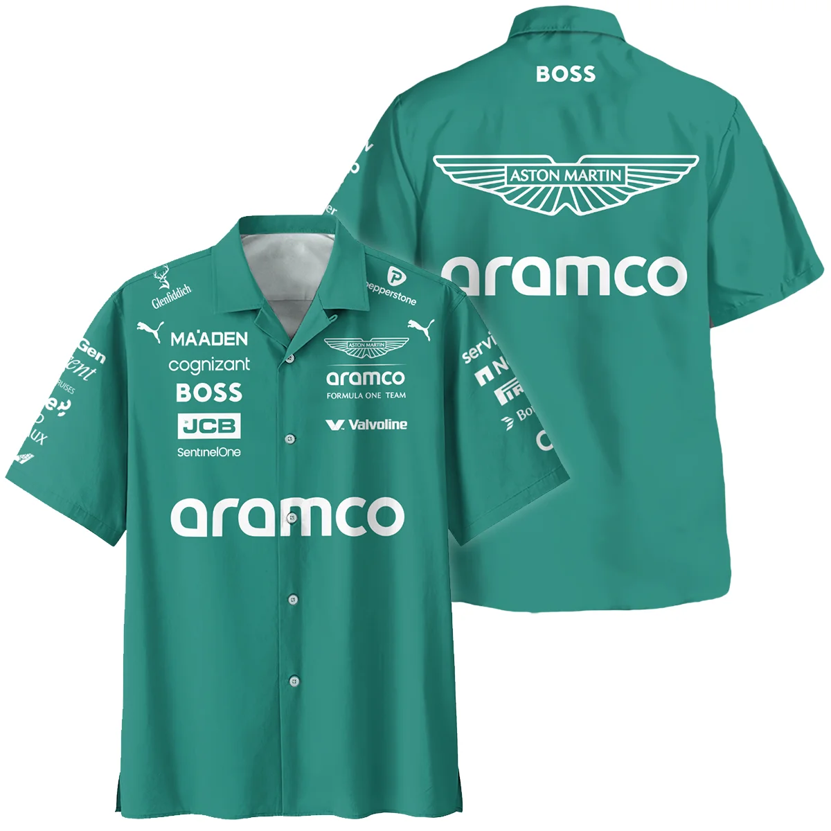 2025 Aston Martin F1 Race Suit Hawaiian Shirt Unisex Motorsport Apparel BLVA120725A04AMHW
