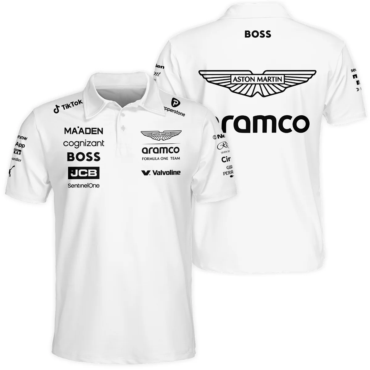2025 Aston Martin F1 Race Suit Polo Shirt Unisex Motorsport Apparel BLVA120725A03AMPL
