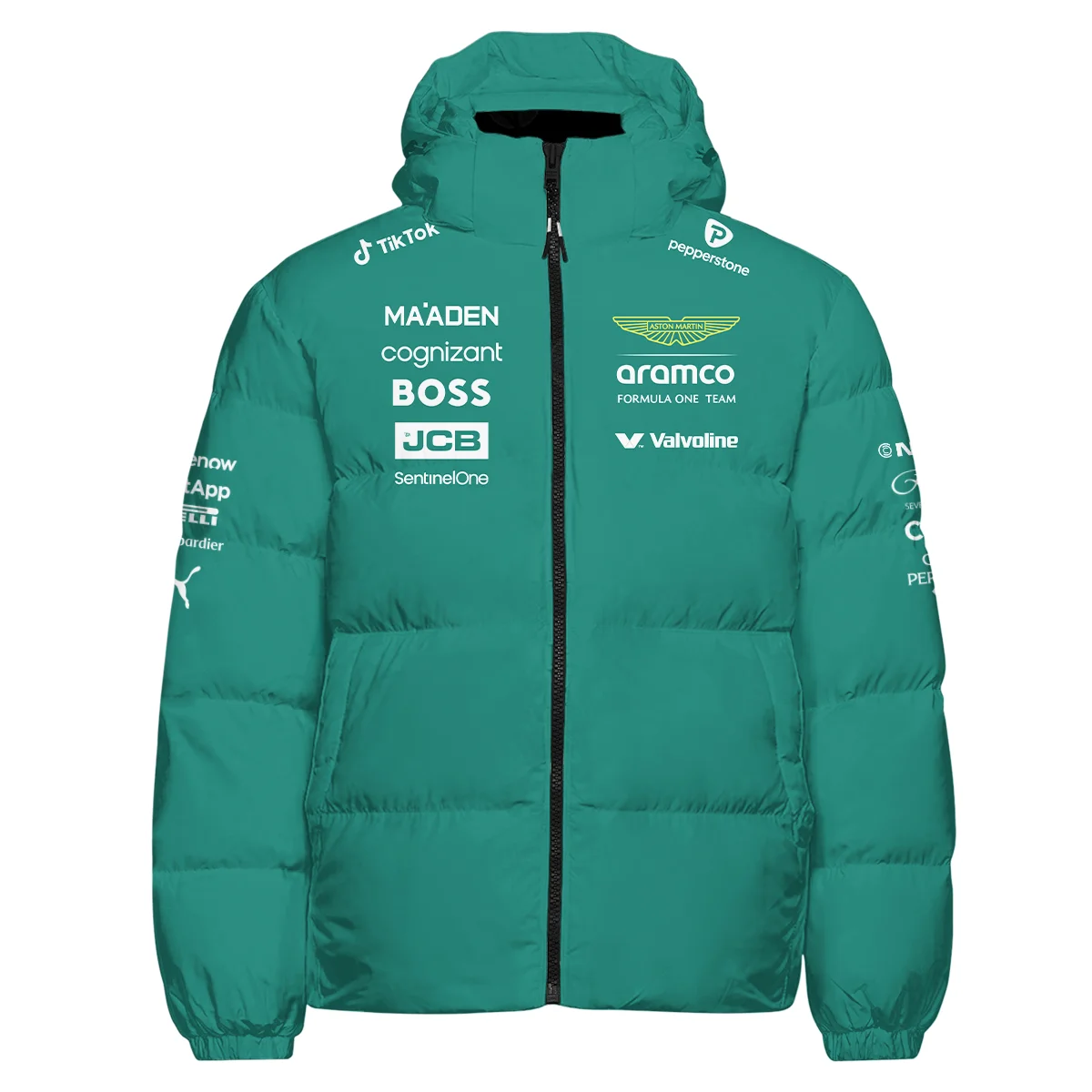 2025 Aston Martin F1 Team Suit Down & Puffer Jackets BLVA120725A01AMHCJ - Image 2
