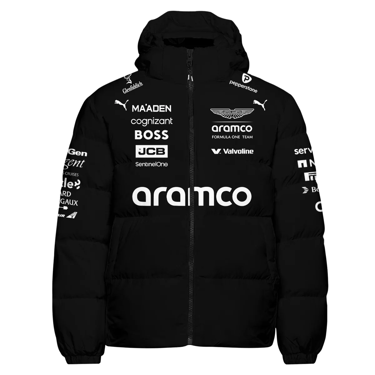 2025 Aston Martin F1 Team Suit Down & Puffer Jackets BLVA120725A05AMHCJ - Image 2