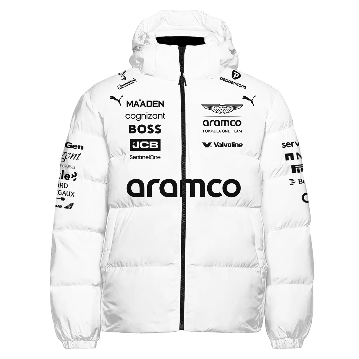 2025 Aston Martin F1 Team Suit Down & Puffer Jackets BLVA120725A06AMHCJ - Image 2