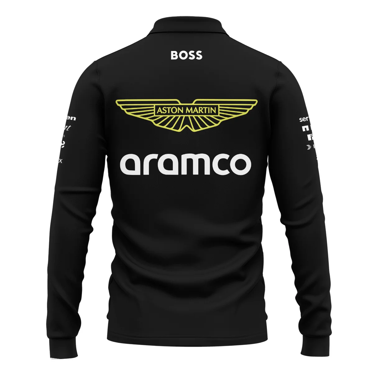 2025 Aston Martin F1 Team Suit Long Polo Shirt BLVA120725A02AMLPL - Image 3