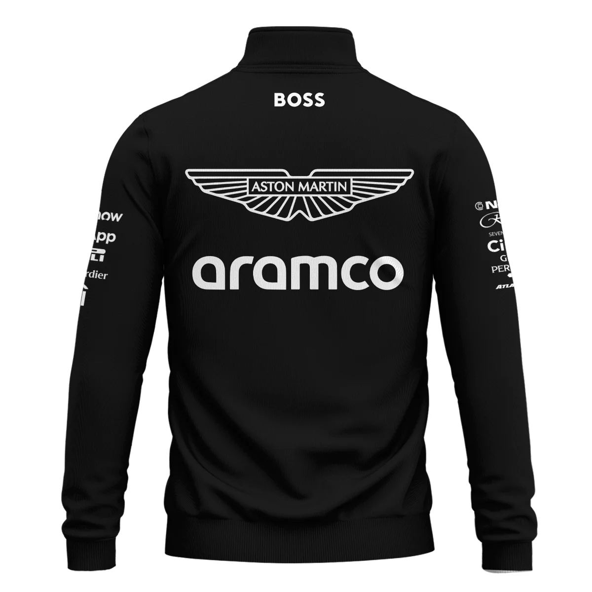 2025 Aston Martin F1 Team Suit Quarter-Zip Sweatshirt BLVA120725A05AMQZS - Image 3