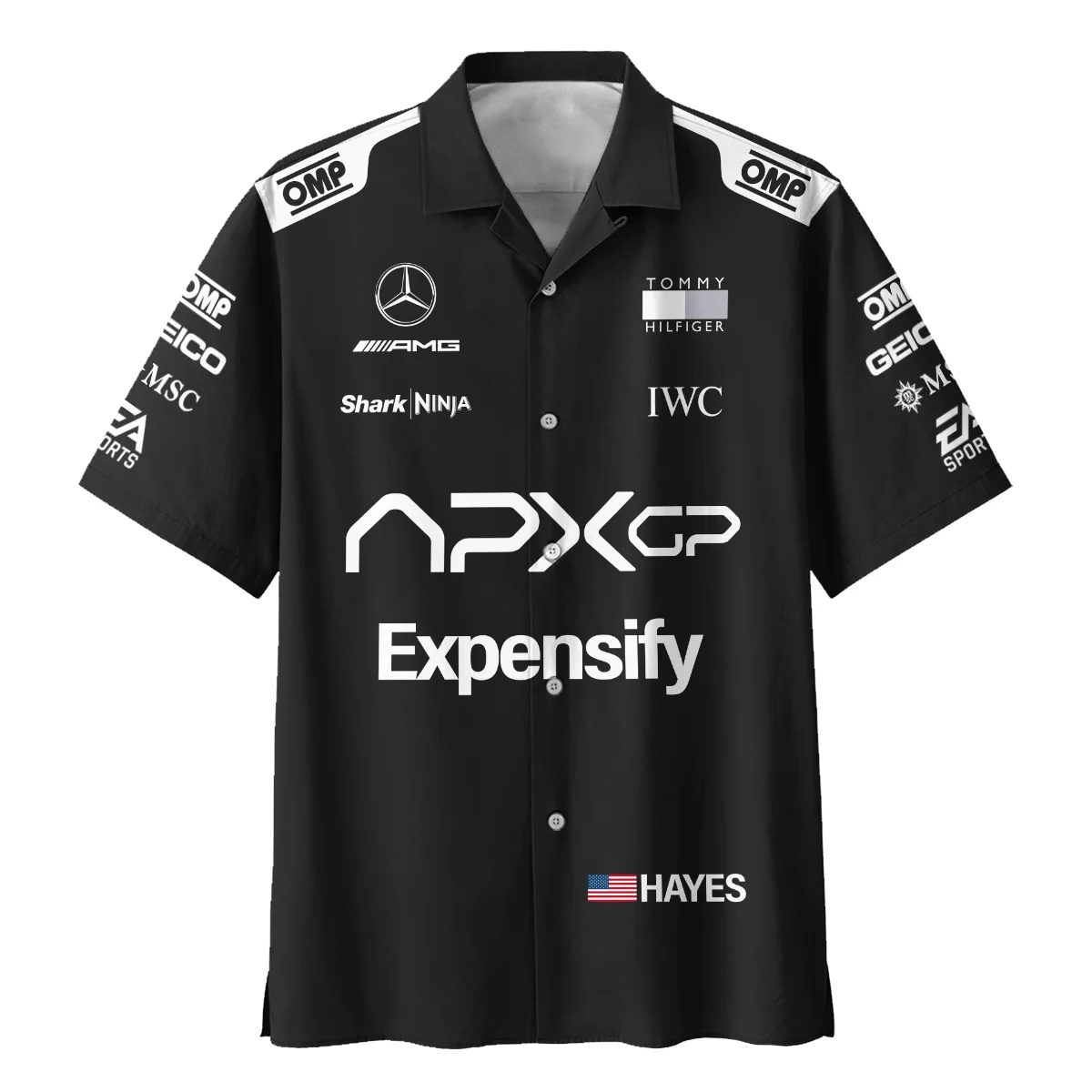 2025 Black Version For Racing Fan Hawaiian Shirt BLF116625A2HW - Image 2