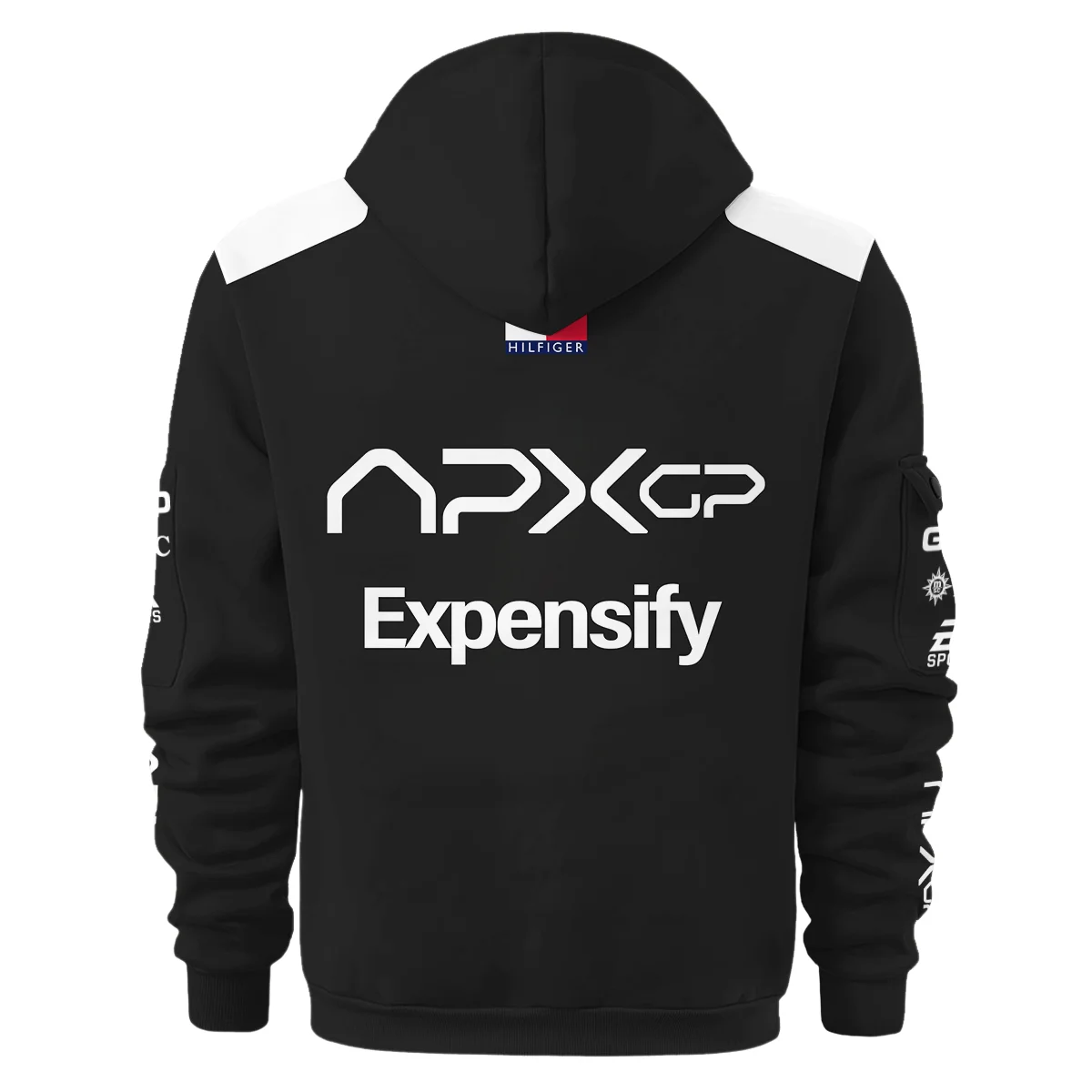 2025 Black Version For Racing Fan Hoodie Half Zipper BLF116625A2HDF - Image 3