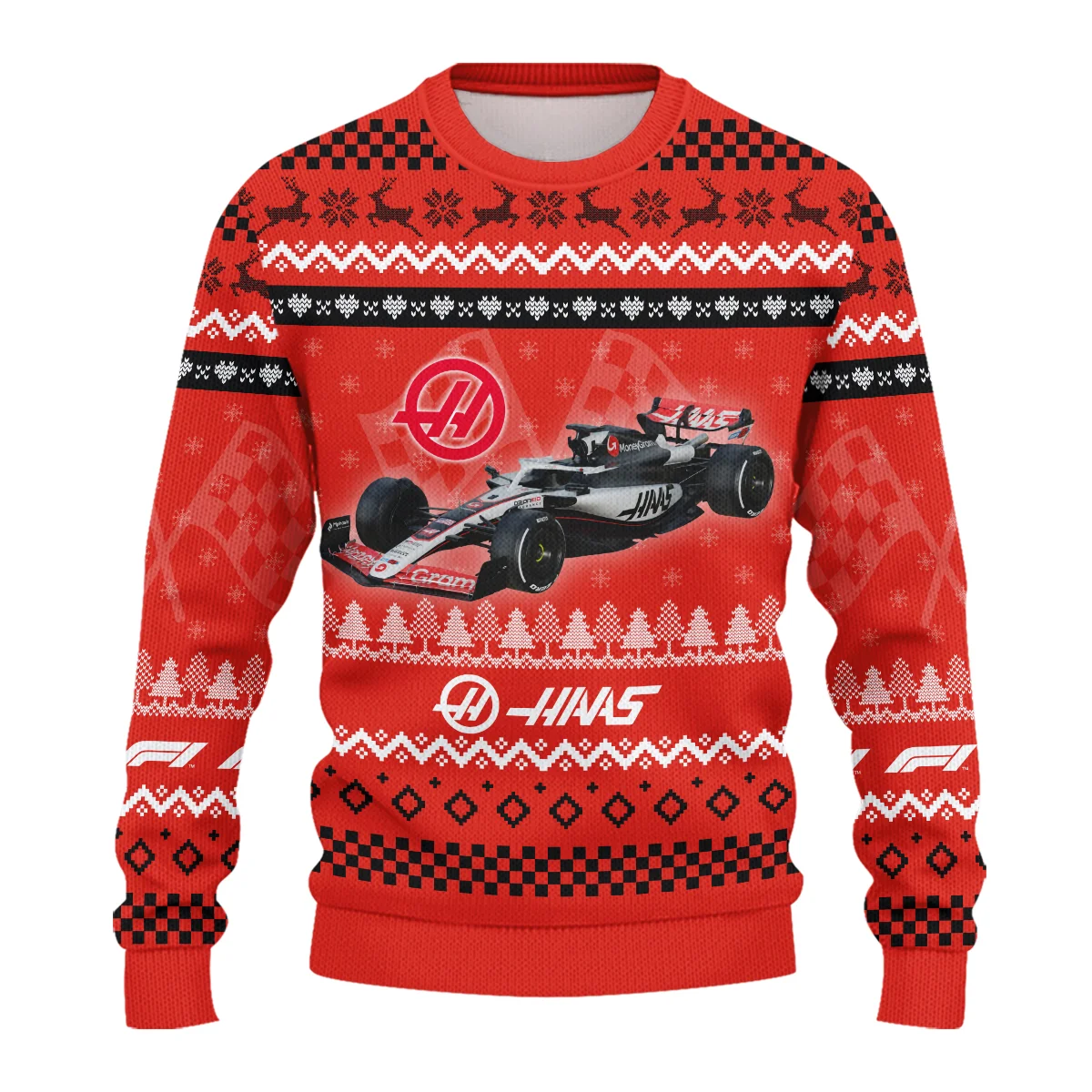 2025 Car Haas Formula 1 - Ugly Sweater BLVAF1220925A22HAAS - Image 2