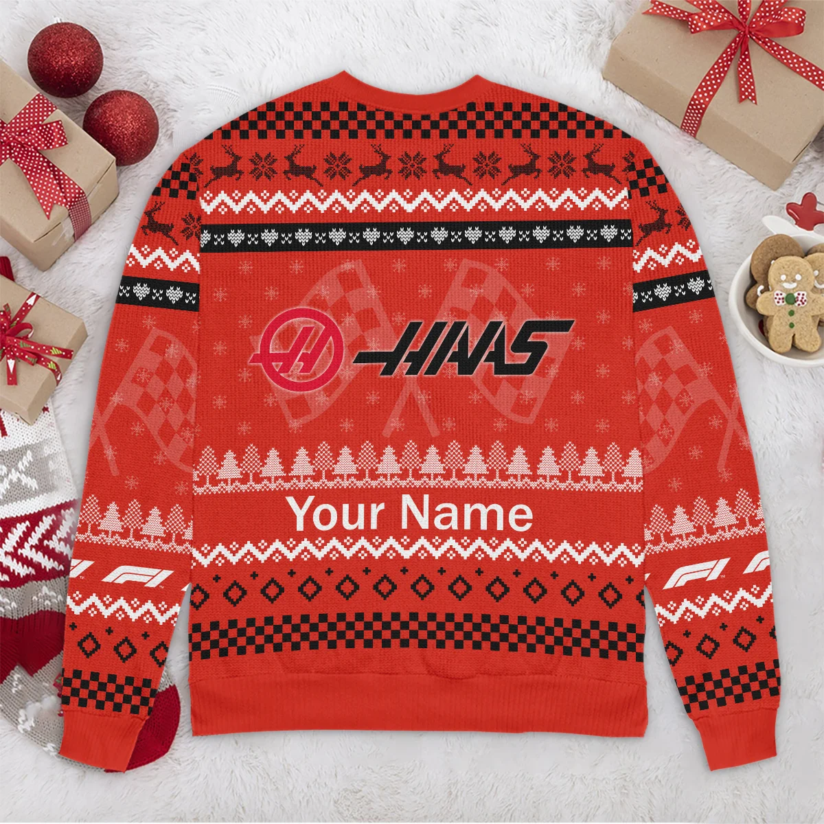 2025 Car Haas Formula 1 - Ugly Sweater BLVAF1220925A22HAAS - Image 6