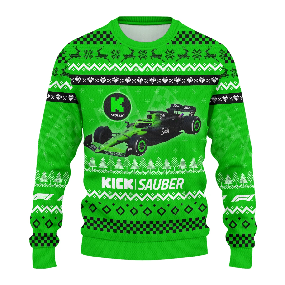 2025 Car Kick Sauber Formula 1 - Ugly Sweater BLVAF1220925A22KS - Image 2