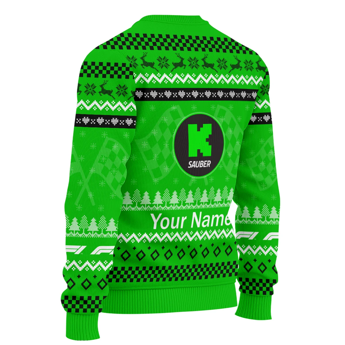 2025 Car Kick Sauber Formula 1 - Ugly Sweater BLVAF1220925A22KS - Image 5