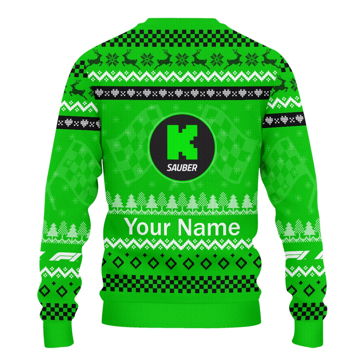 2025 Car Kick Sauber Formula 1 - Ugly Sweater BLVAF1220925A22KS - Image 3