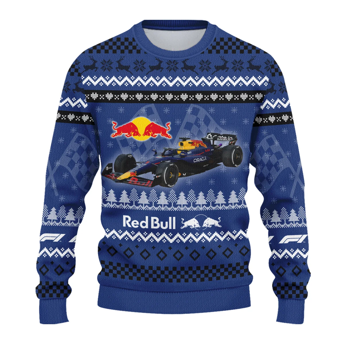2025 Car Red Bull Racing Formula 1 - Ugly Sweater BLVAF1220925A22RBR - Image 2