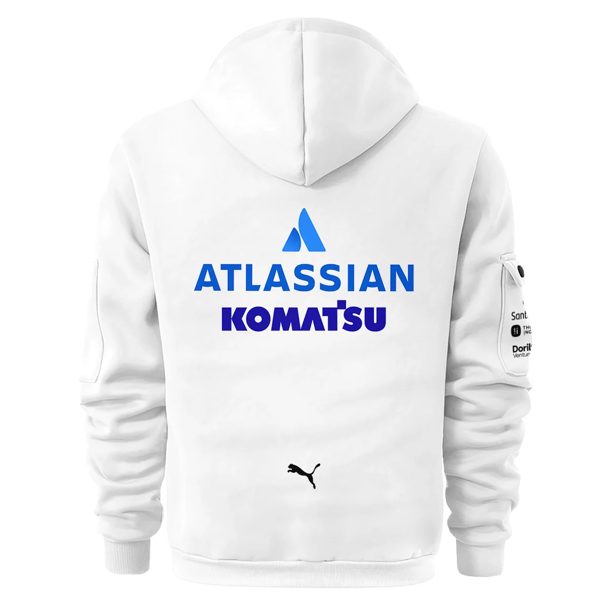 2025 Carlos Sainz Racing Suit Williams F1 Hoodie Half Zip BLVACS190825A12HDF - Image 3