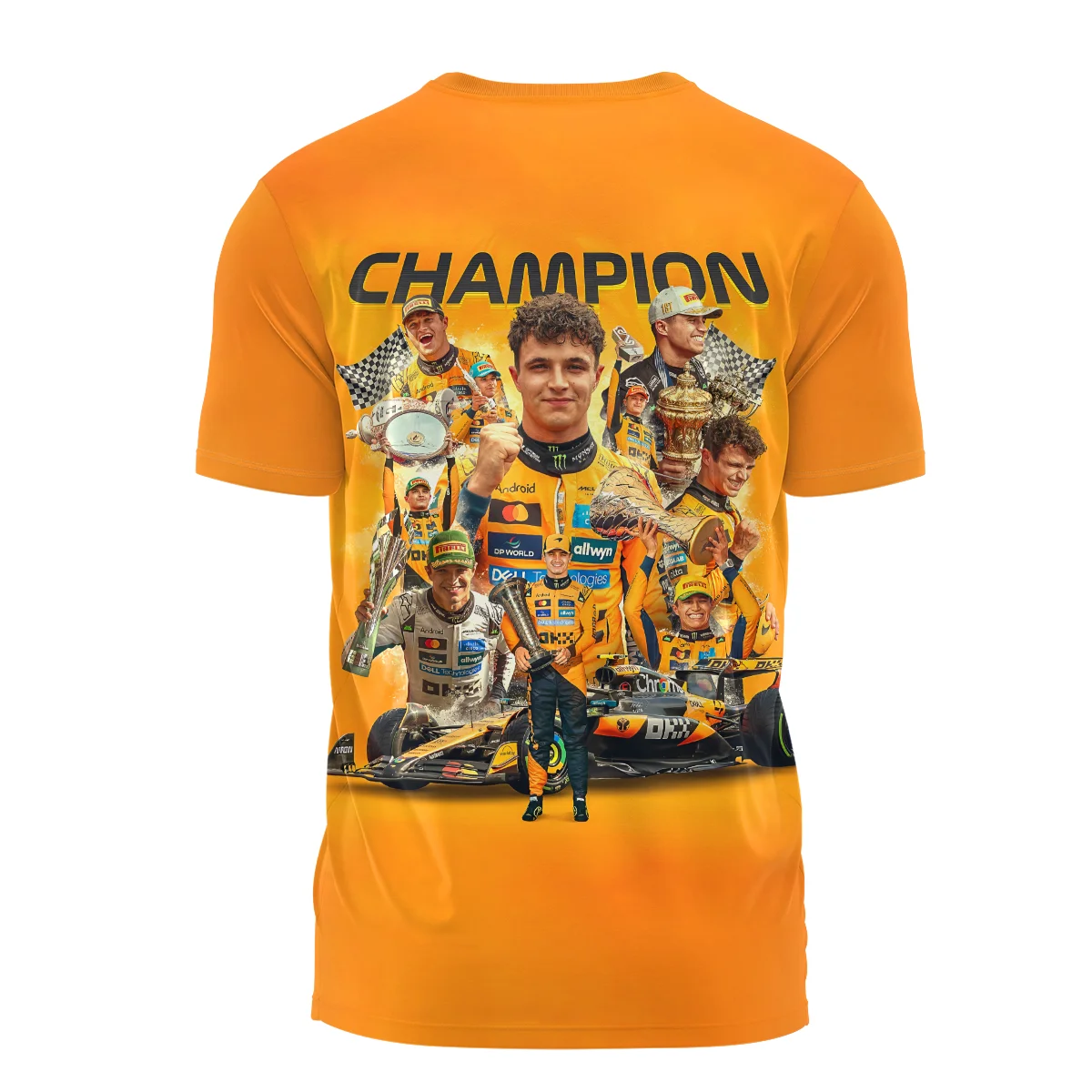 2025 Champion Lando Norris McLaren F1 Team T-Shirt BLNRWDCA12TS - Image 3