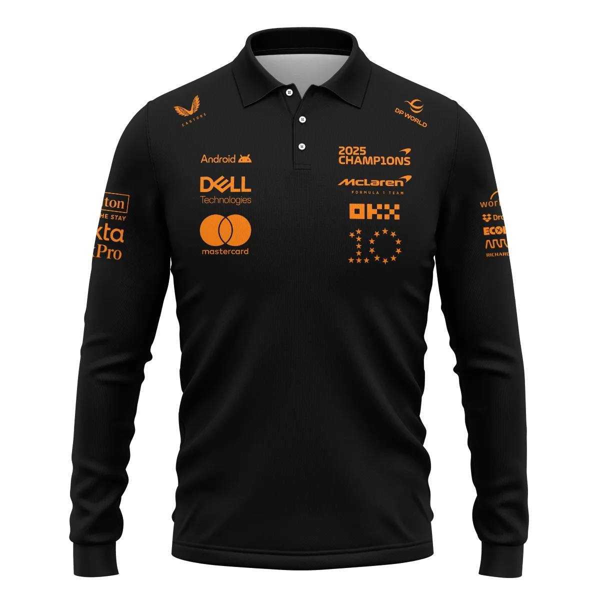 2025 Champions McLaren F1 Team - Long Polo Shirt BLMCL12925A1LPL - Image 2