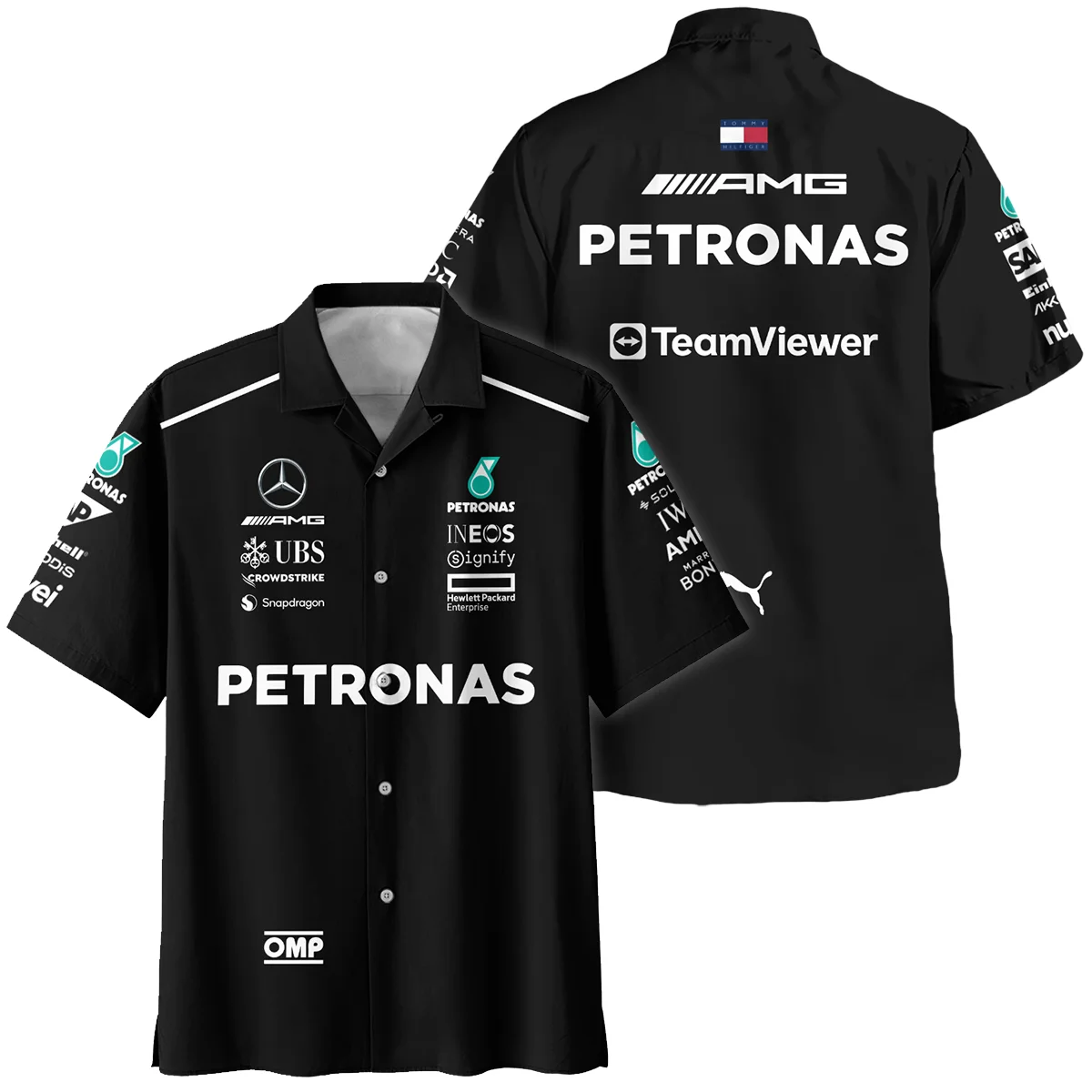 2025 George Russell Racing Suit Mercedes F1 Hawaiian Shirt Unisex Motorsport Apparel BLVAGR080925A1HW