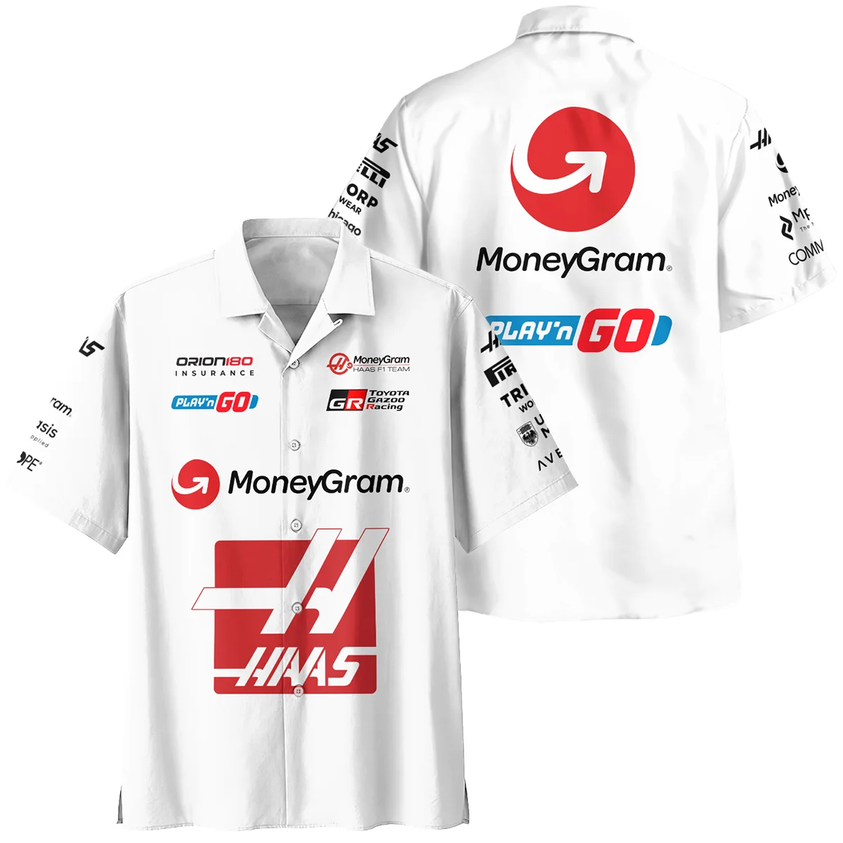2025 Haas F1 Race Suit Hawaiian Shirt Unisex Motorsport Apparel BLVA150725HAAS04HW