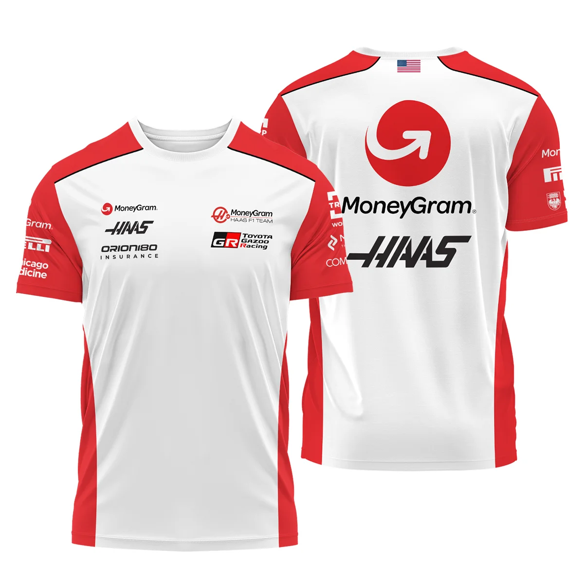 2025 Haas F1 Team Suit T-Shirt Unisex Motorsport Apparel BLVA150725A02HAASTS