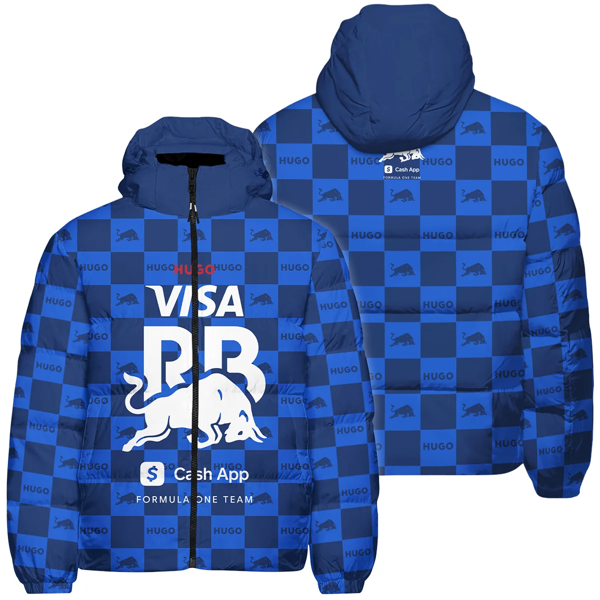 2025 Hugo Soccer Style Racing Bulls F1 Down & Puffer Jackets Unisex Motorsport Apparel BLVA021225RCBHCJ