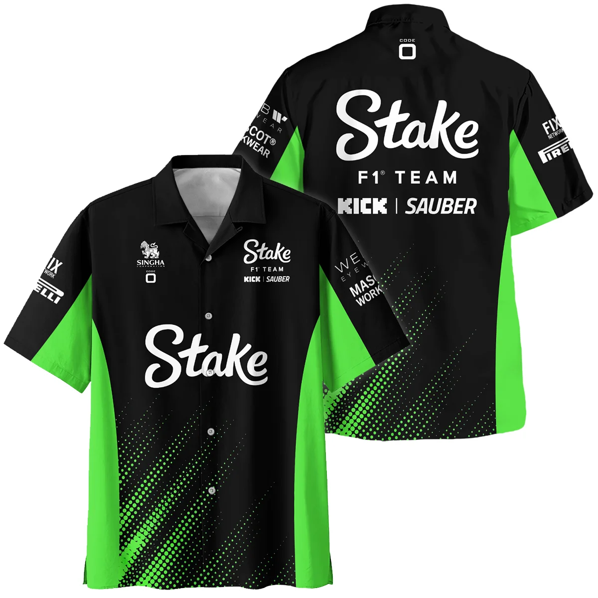 2025 Kick Sauber F1 Team Suit Hawaiian Shirt Unisex Motorsport Apparel BLVA100725A01KSHW