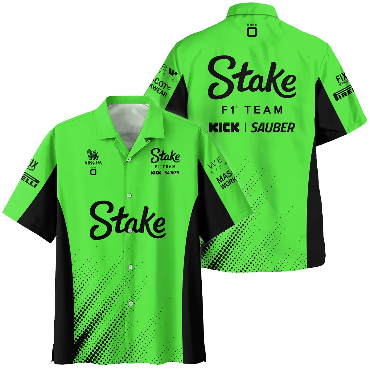 2025 Kick Sauber F1 Team Suit Hawaiian Shirt Unisex Motorsport Apparel BLVA100725A02KSHW