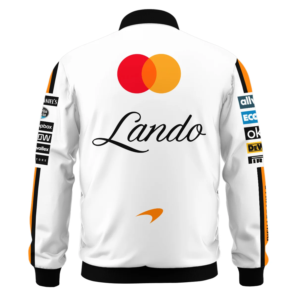 2025 Lando Norris Racing Suit McLaren F1 Bomber BLVALN120825A4BB - Image 3