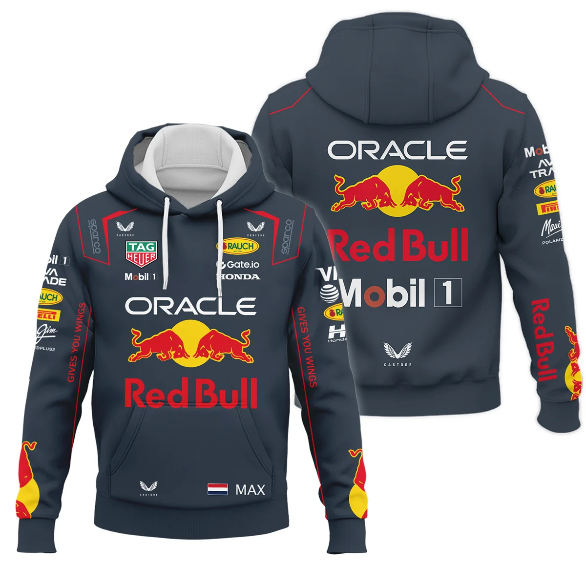 2025 Max Verstappen Racing Suit Red Bull Racing F1 Hoodie Unisex Motorsport Apparel BLVAMV281125A2HD