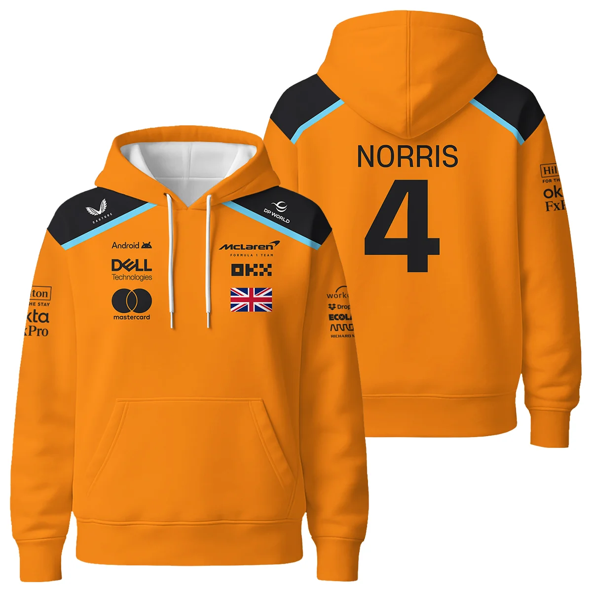 2025 McLaren Papaya Unisex Hoodie BLF120625A4HD