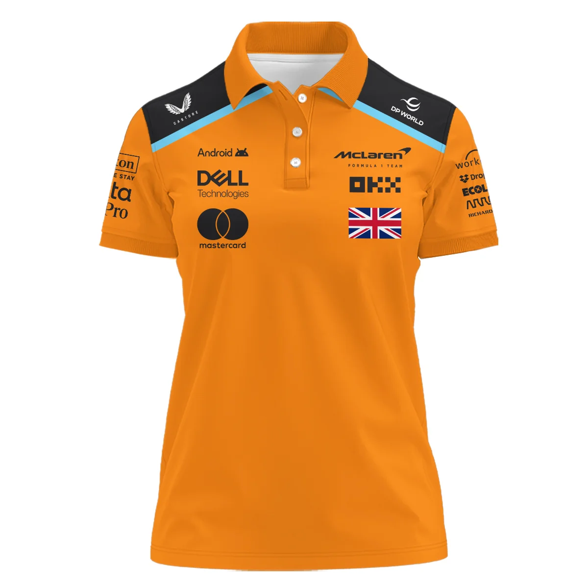 Alternative view of 2025 McLaren Papaya Women Polo Shirt BLF120625A4PL