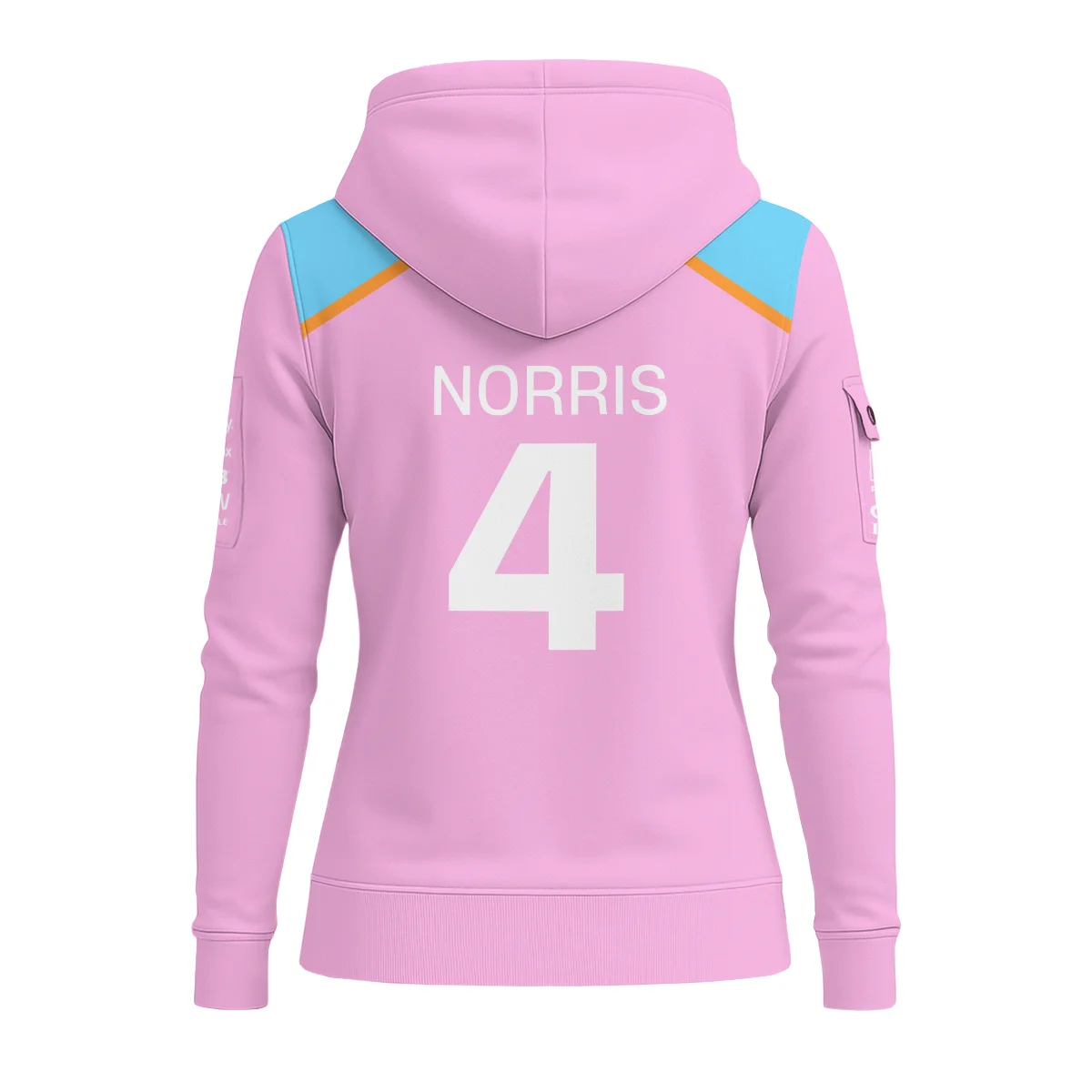 2025 McLaren Pink Unisex Hoodie Half Zipper BLF120625A2HDF - Image 3