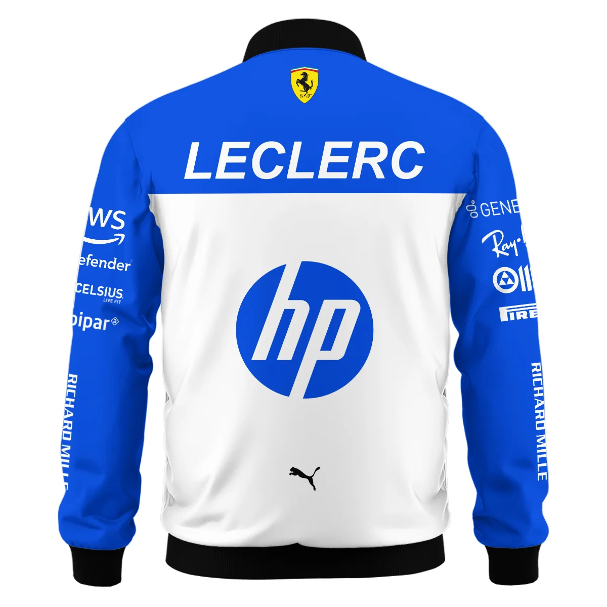 2025 Miami GP Charles Leclerc Racing Suit Renault F1 Bomber BLVACL260825A1BB - Image 3