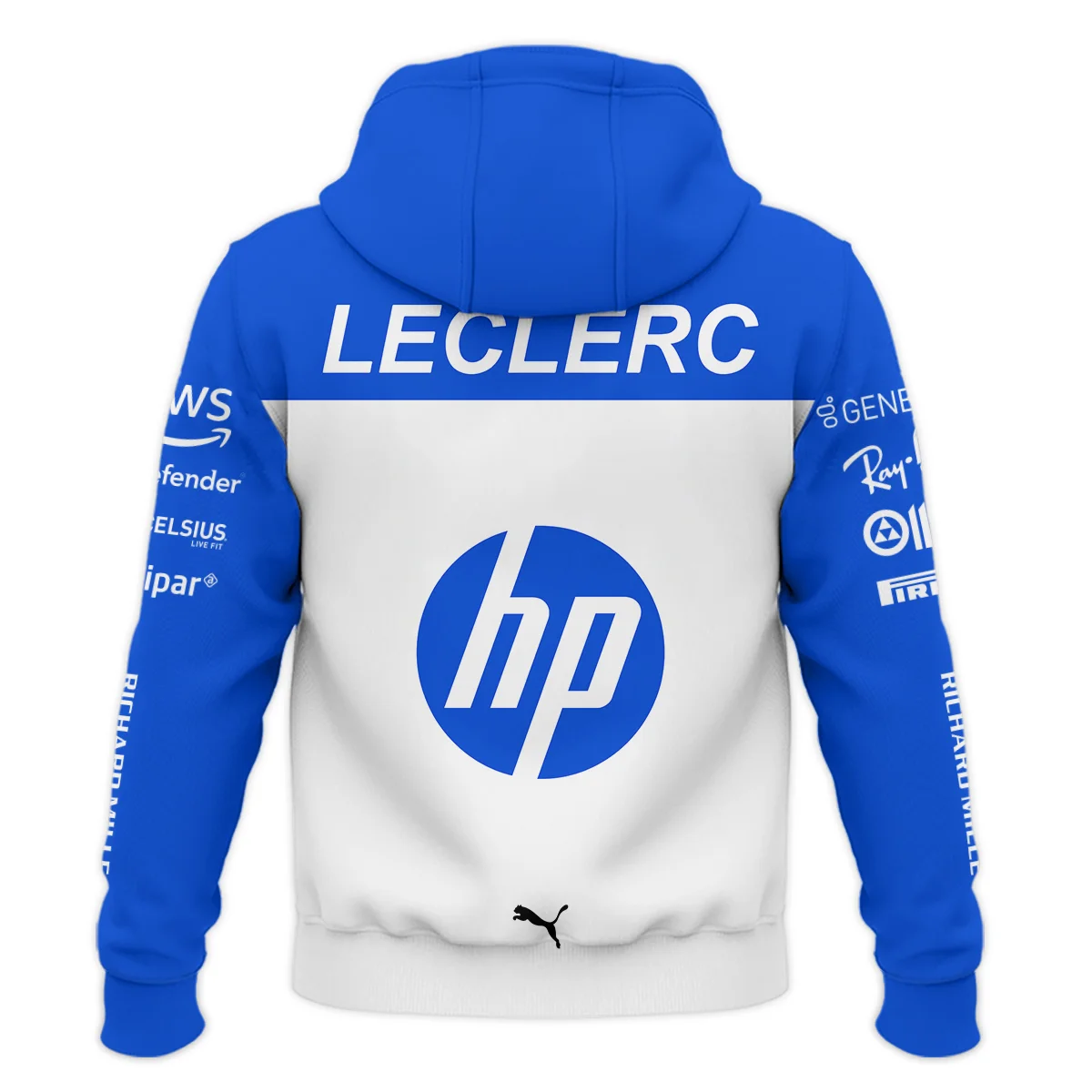 2025 Miami GP Charles Leclerc Racing Suit Renault F1 Hoodie BLVACL260825A1HD - Image 3