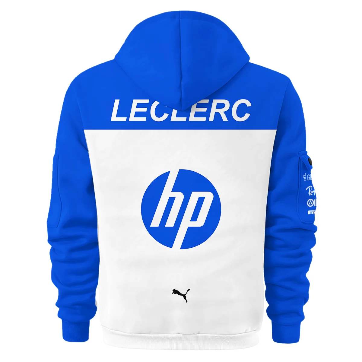 2025 Miami GP Charles Leclerc Racing Suit Renault F1 Hoodie Half Zip BLVACL260825A1HDF - Image 3