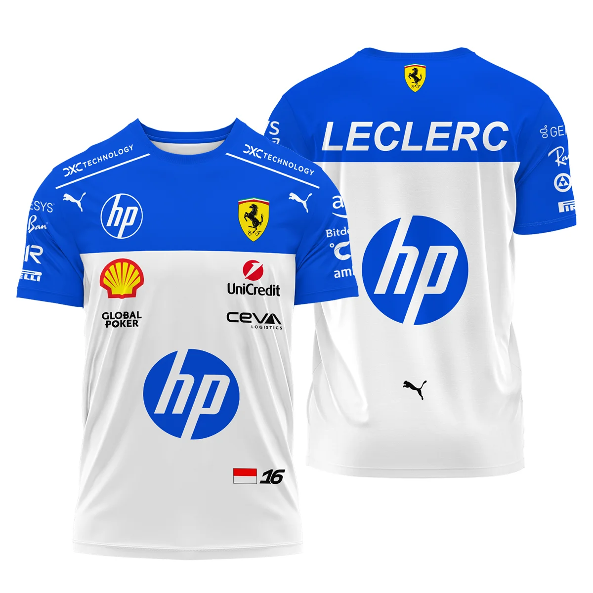 2025 Miami GP Charles Leclerc Racing Suit Renault F1 T-Shirt Unisex Motorsport Apparel BLVACL260825A1TS