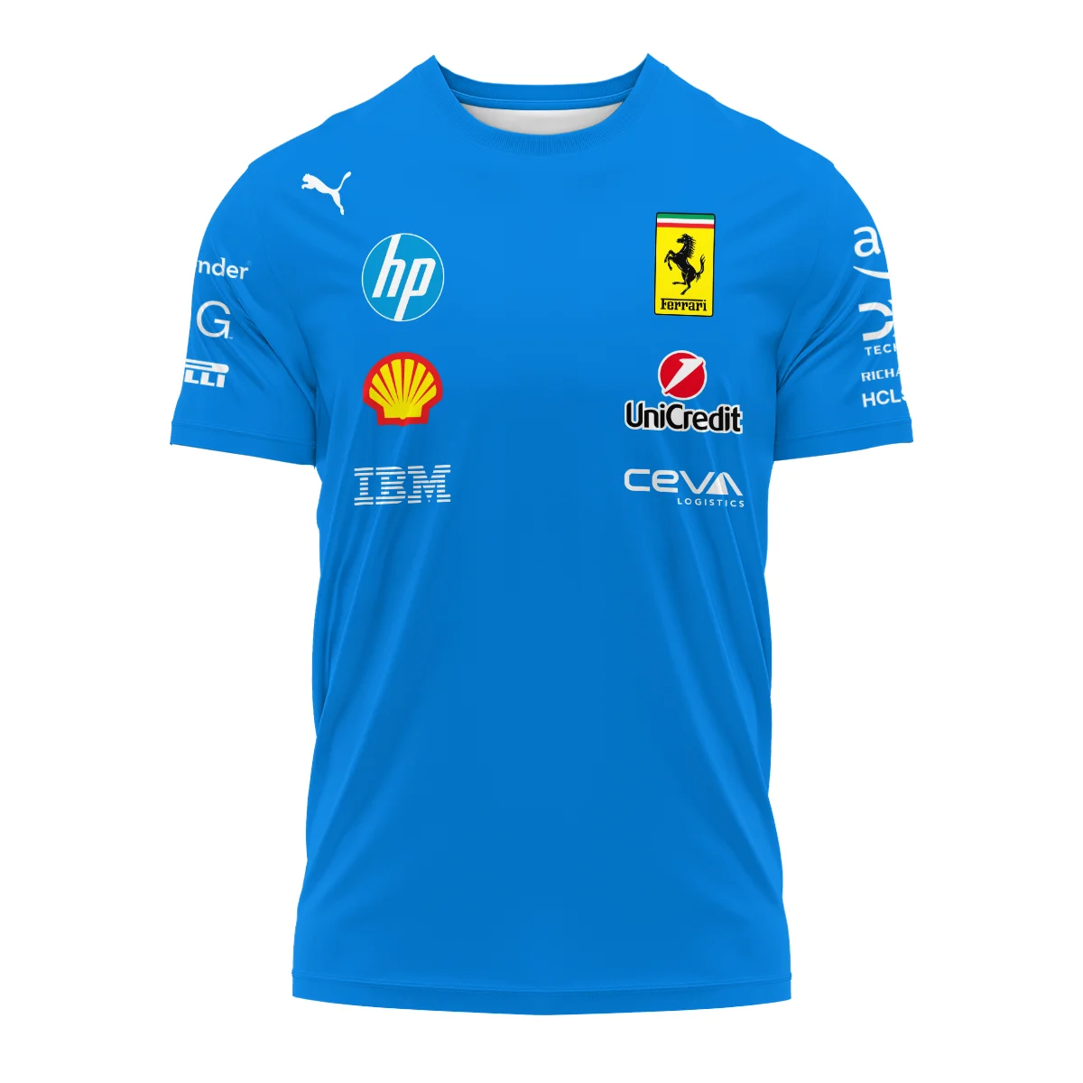 Alternative view of 2025 Monza GP Racing Suit Ferrari F1 T-Shirt BLVAFRR281125A1TS