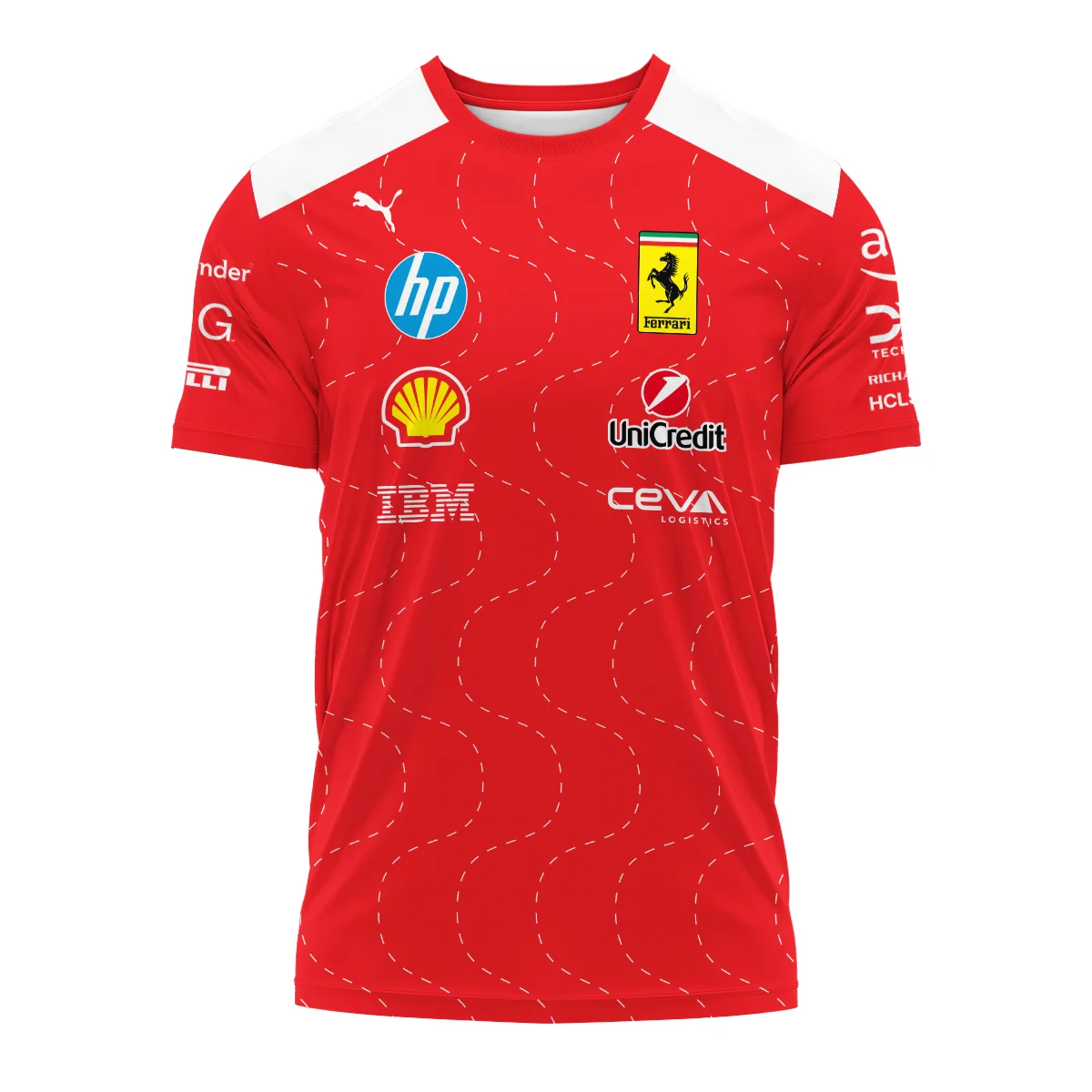 2025 Monza GP Racing Suit Ferrari F1 T-Shirt BLVAFRR281125A2TS - Image 2