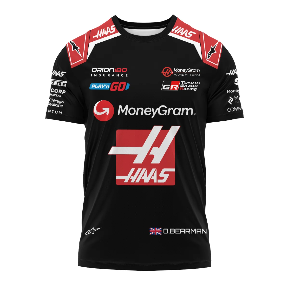 2025 OB87 Race Suit Haas F1 Team - T-Shirt BLOB151125A1TS - Image 2