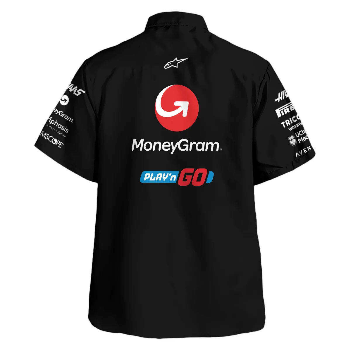 2025 Oliver Bearman Race Suit Haas F1 Team - Hawaiian Shirt BLOB151125A1HW - Image 3